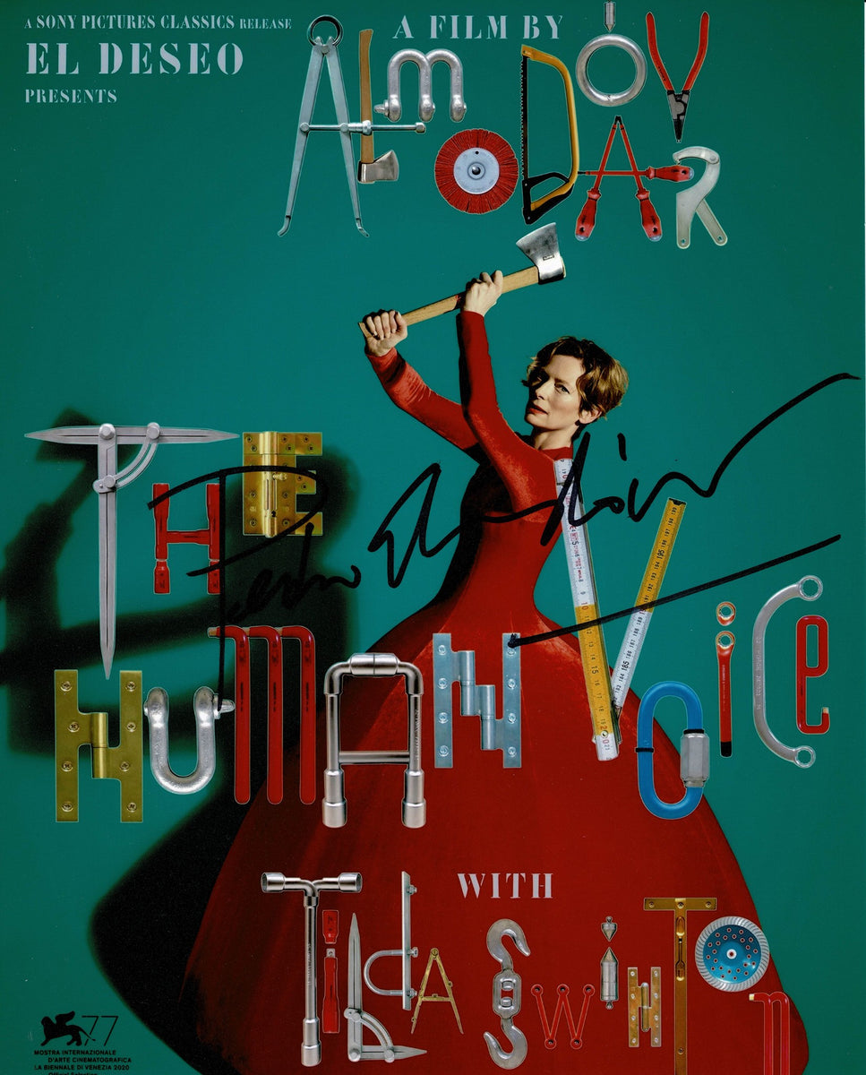 Pedro Almodóvar Signed 10x8 Photo The Human Voice Aftal Coa 5365