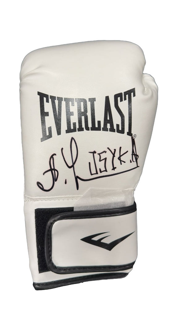 Oleksandr Usyk Signed Everlast Boxing Glove Genuine Signature AFTAL COA