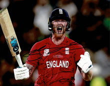  Ben Stokes Signed 10X8 Photo England 2022 T20 CRICKET WORLD CUP AFTAL COA (2550)