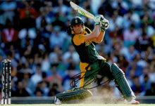  AB de Villiers Signed 12X8 Photo South African Cricket Legend AFTAL COA (2654)