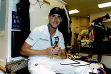  Stuart Broad Signed 12X8 Photo England Cricket AFTAL COA (2610)