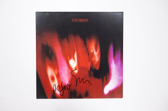 Robert Smith & Simon Gallup Signed Pornography Vinyl The Cure YY36034 JSA LOA