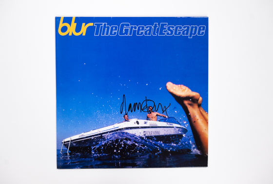 Damon Albarn Signed The Great Escape Vinyl BLUR BAS BJ76253 Beckett COA