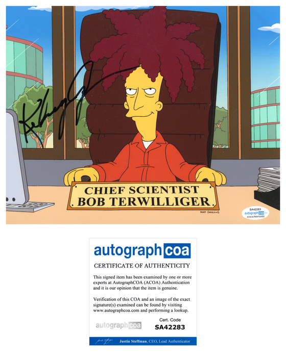 Kelsey Grammer Signed 10X8 Photo Sideshow Bob The Simpsons ACOA SA42283 TPA 7487