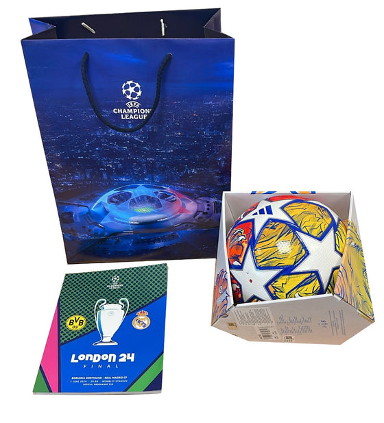 ADIDAS Champions League Final London UCL PRO 23/24 KNOCKOUT BALL & Programme