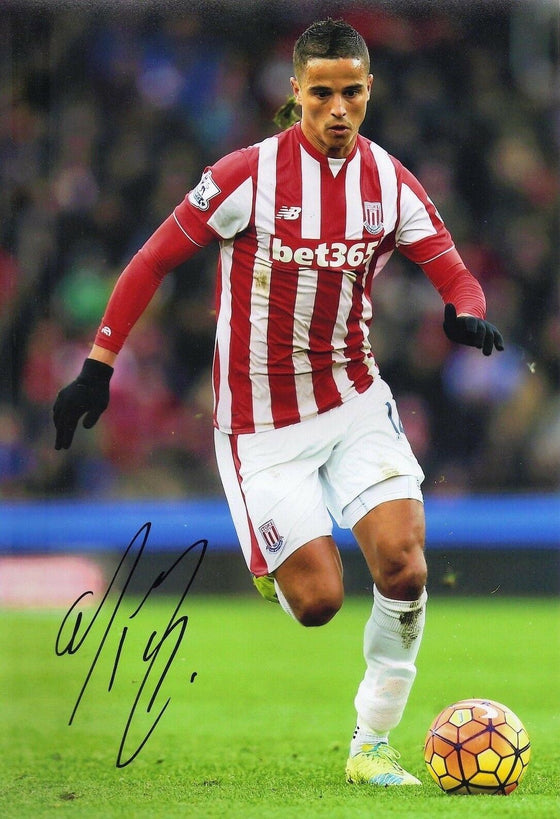 Ibrahim Afellay Signed 12X8 Photo Stoke City Genuine Autograph AFTAL COA (1911)