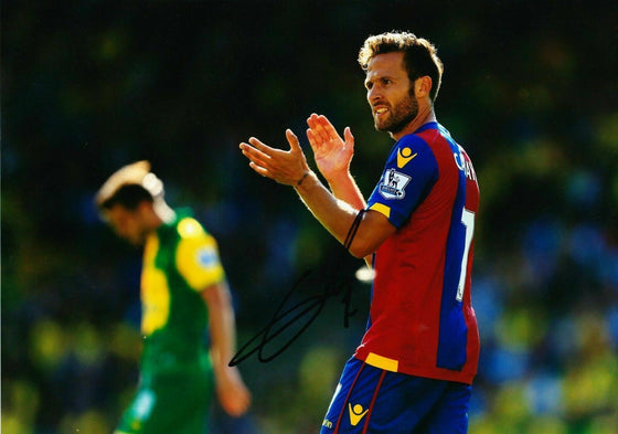 Yohan Cabaye Signed 12X8 Photo France CRYSTAL PALACE Signature AFTAL COA (1928)