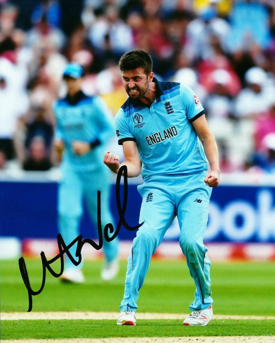 Mark Wood Signed 10X8 Photo 2019 England CRICKET World Cup AFTAL COA (2541)