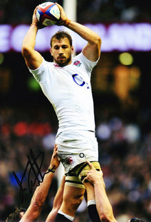  Chris Robshaw Signed 12X8 Photo Harlequins & England AFTAL COA (A)