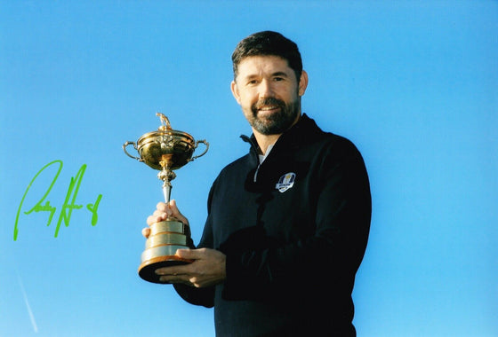 Padraig Harrington Signed 12X8 Photo Ryder CUP Captain 2020 AFTAL COA (A)