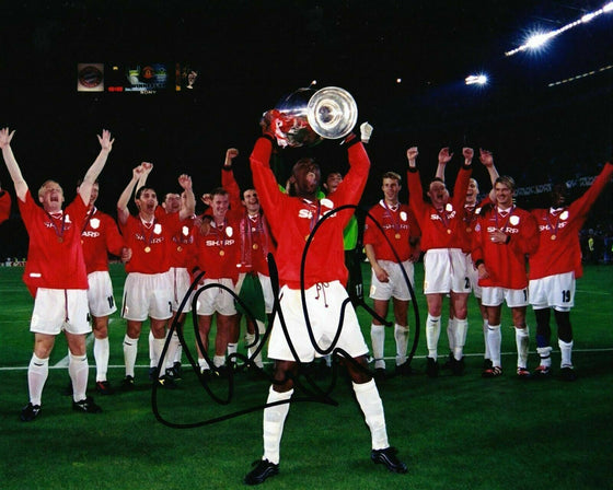 Andy Cole Signed 10X8 Photo Manchester United FC AFTAL COA (1258)