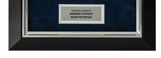 Andrew Flintoff & Kevin Pietersen Signed FRAMED 12X8 Photo Ashes 2005 AFTAL COA