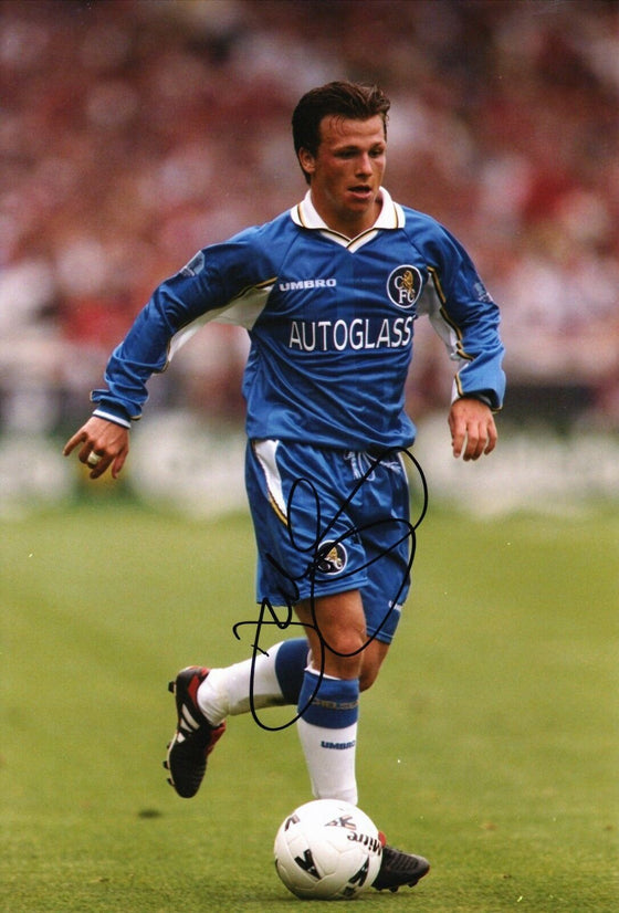 Jody MORRIS Signed 12X8 PHOTO CHELSEA F.C GENUINE AUOGRAPH AFTAL COA (1709)