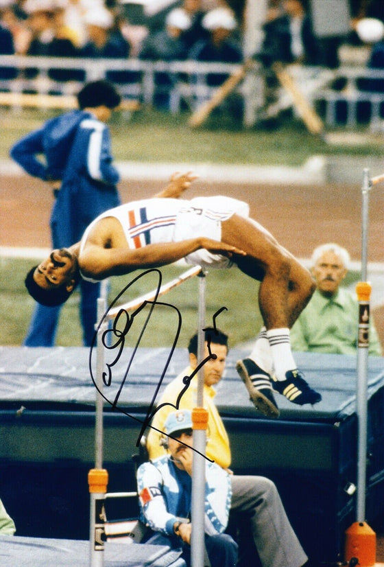 Daley Thompson Signed 12X8 Photo Double Olympic Champion AFTAL COA (I)