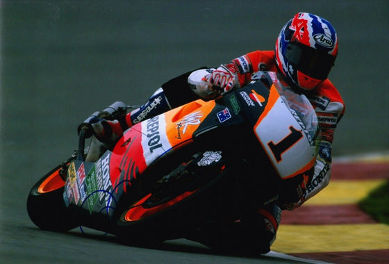 Mick Doohan Signed 12X8 Photo Repsol Honda AFTAL COA (B)