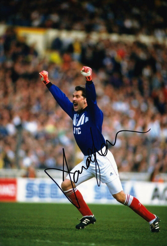 DAVID SEAMAN Signed 12X8 Photo Arsenal AFTAL COA (9122)