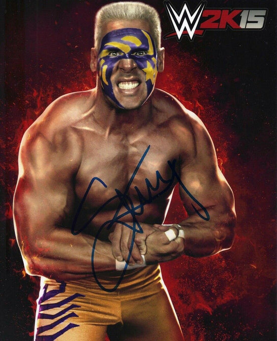 STING SIGNED 10X8 PHOTO AUTOGRAPH WWE 2K15 AFTAL COA (7105)