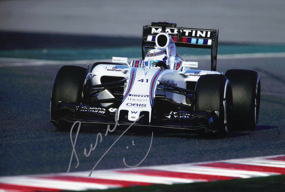 Susie WOLFF Signed 12X8 Photo AFTAL COA Williams Racing Driver (3590)