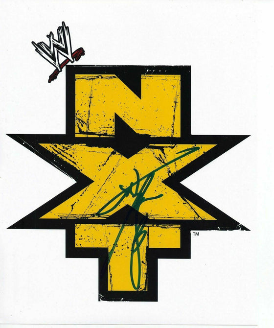 Hideo Itami Signed 10X8 Photo WWE NXT LOGO Kenta Kobayashi AFTAL COA (7071)