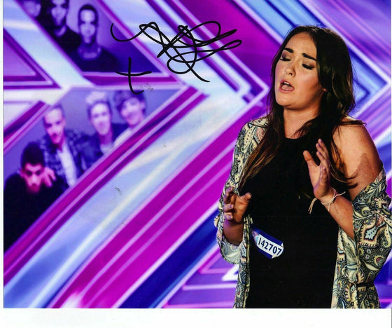 Lola Saunders Hand Signed X Factor Music 10X8 Photo