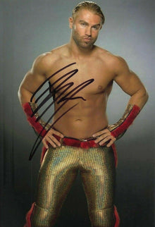  Tyler Breeze Signed 12X8 Photo WWE UFC WWF AFTAL COA (7149)