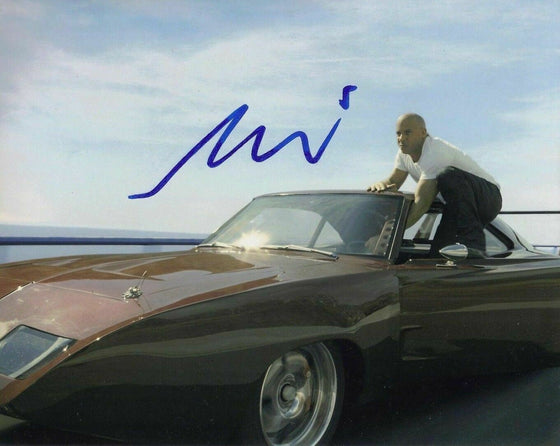 Vin Diesel Signed 10X8 Photo Fast & Furious 6 AFTAL COA (7343)