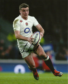  George Ford Signed 10X8 Photo BATH & ENGLAND RUGBY PROOF AFTAL COA (2319)