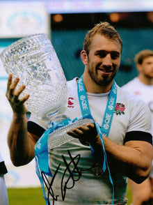  Chris Robshaw Signed 12X8 Photo Harlequins & England AFTAL COA (2253)