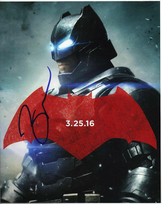 Ben Affleck SIGNED 10X8 Photo Batman v Superman Dawn of Justice AFTAL COA (5391)