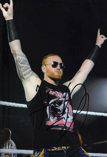  Heath Slater Signed 12X8 Photo WWE WWF UFC Genuine Signature AFTAL COA (7132)