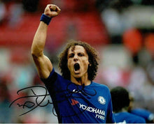  David Luiz Signed 10X8 Photo Chelsea F.C. GENUINE SIGNATURE AFTAL COA (1262)