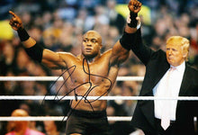  Bobby Lashley Signed 12X8 Photo WWE DONALD TRUMP AFTAL COA (7140)