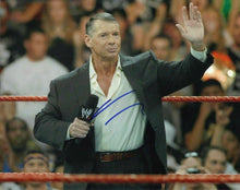  Vince McMahon Signed 10X8 Photo WWE Chairman Genuine Signature AFTAL COA (7005)