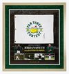 Jordan Spieth SIGNED & Framed 2015 MASTERS PAR THREE FLAG Autograph AFTAL COA