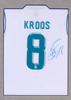 Toni Kroos Signed Real Madrid Shirt FRAMED AUTOGRAPH GENUINE AFTAL COA (A)