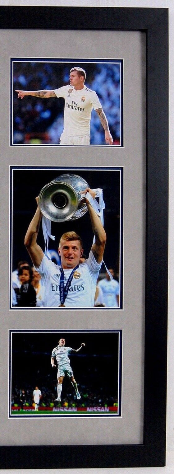 Toni Kroos Signed Real Madrid Shirt FRAMED AUTOGRAPH GENUINE AFTAL COA (A)