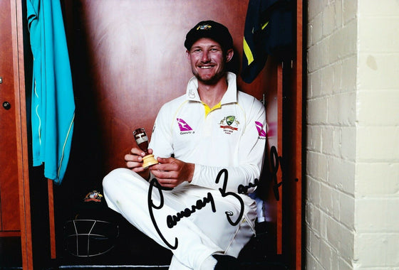 Cameron Bancroft Signed 12X8 Photo Cricket Australia AFTAL COA (2653)