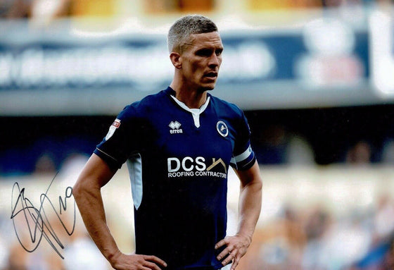 Steve Morison Squad Signed 12X8 Photo GENUINE Signature AFTAL COA (1743)