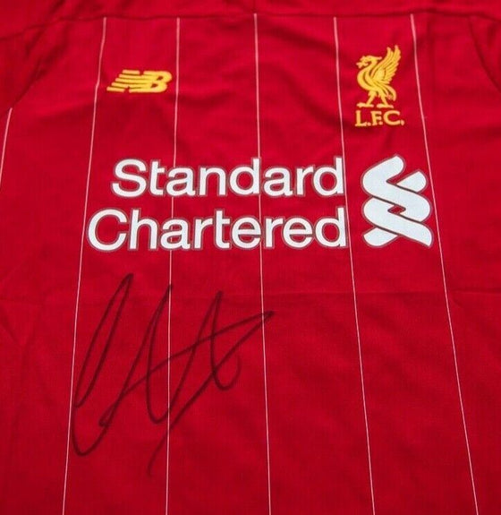 Trent Alexander-Arnold Signed Liverpool FC Shirt Amazing PROOF AFTAL COA (P)