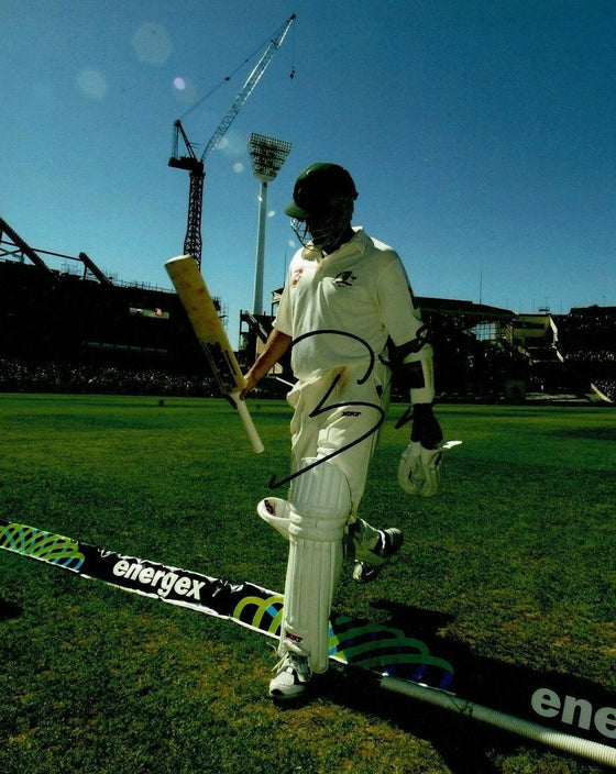 Steve Waugh Signed 10X8 Photo Australia Cricket Legend AFTAL COA (2547)