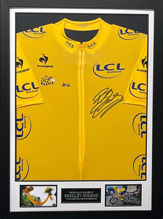 Bradley wiggins cheap signed jersey