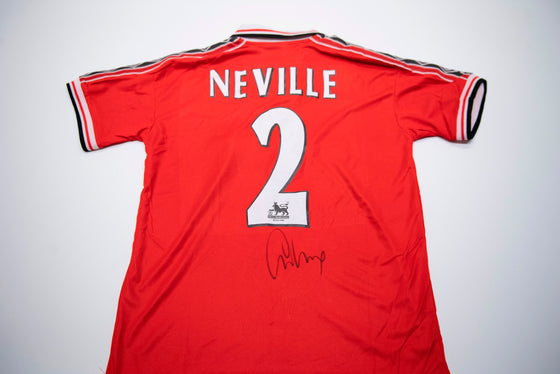 Gary Neville Signed Jersey Manchester United F.C. Genuine Autograph AFTAL COA