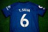 Thiago Silva Signed Chelsea F.C. SHIRT Genuine Signature AFTAL COA (B)