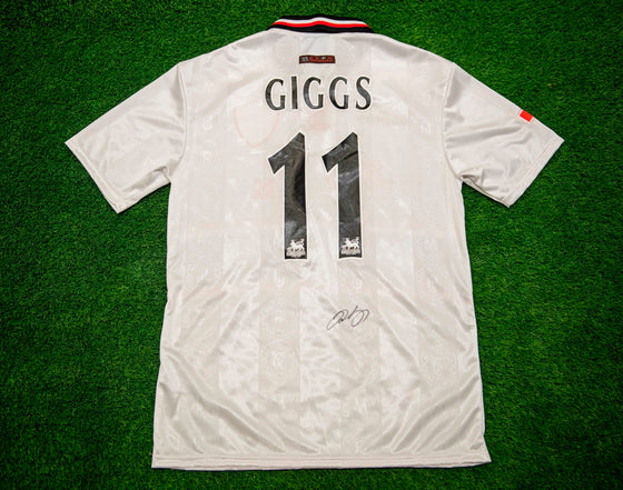 Ryan Giggs Signed Manchester United Shirt Famous 1999 FA CUP Semi AFTAL COA