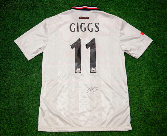 Ryan Giggs Signed Manchester United Shirt Famous 1999 FA CUP Semi AFTAL COA