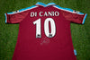 Paolo Di Canio SIGNED West Ham United Shirt PRIVATE SIGNING AFTAL COA