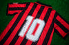 Ruud Gullit Signed A.C. Milan Shirt Genuine Signature AFTAL COA