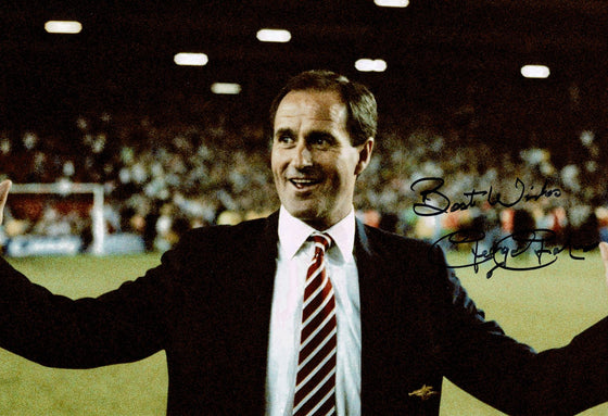 George Graham Signed 12X8 Arsenal F.C. PHOTO Autograph AFTAL COA (1410)