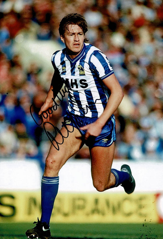 Lee Chapman Signed 12X8 Photo Sheffield Wednesday F.C. GENUINE AFTAL COA (9152)