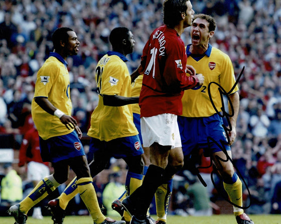 Martin KEOWN 10X8 SIGNED Photo Arsenal Legend Genuine AFTAL COA (1286)